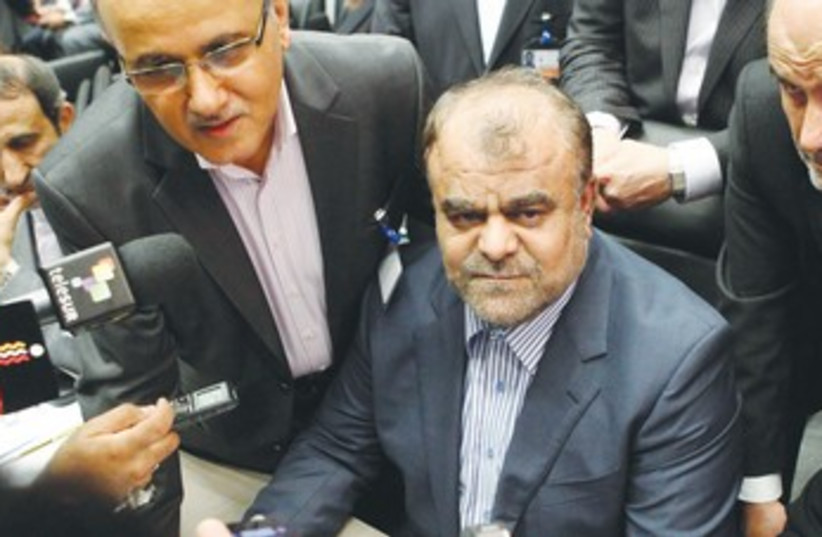 IRANIAN OIL Minister Rostam Qasemi 370 (photo credit: Heinz-Peter Bader/Reuters)