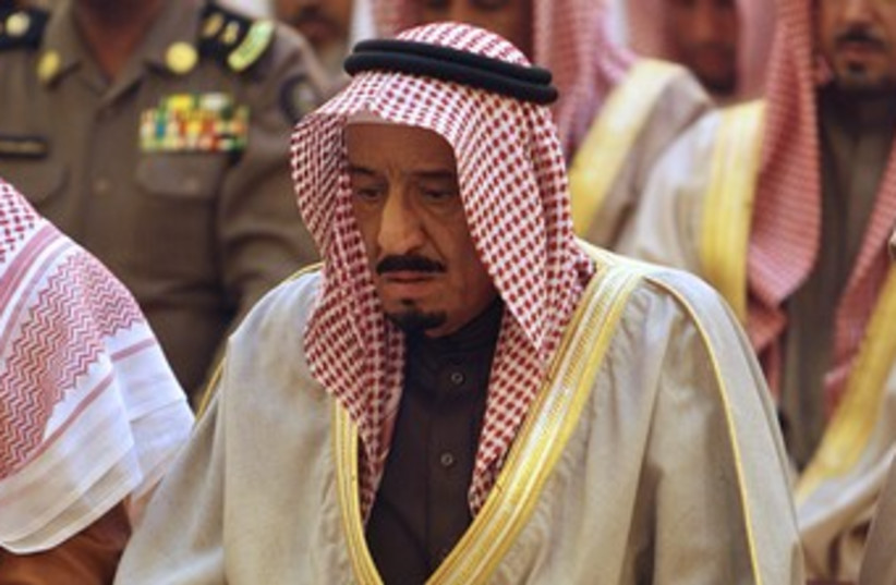 Saudi Prince Salman in Riyadh 370 (photo credit: REUTERS/Ali Jarekji)