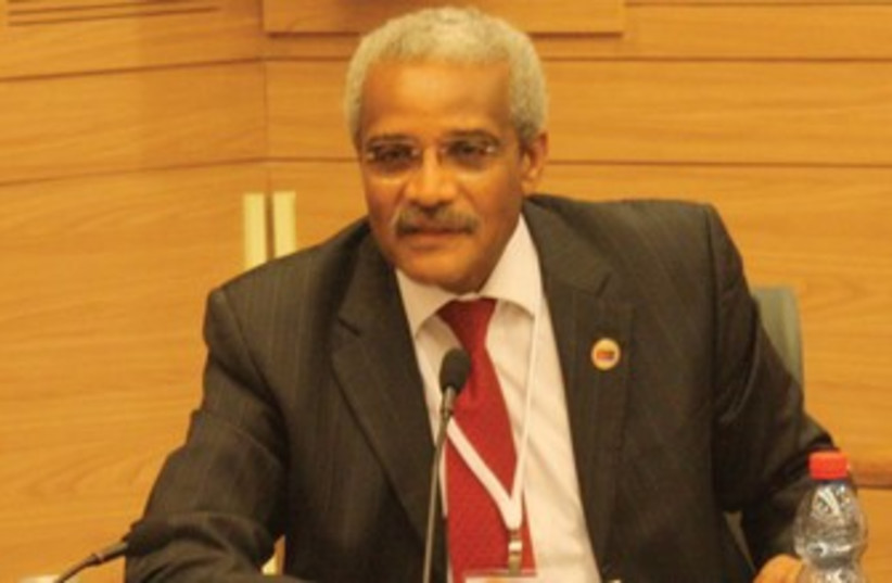 Eritrean Ambassador Tesfamariam Tekeste 370 (photo credit: Ben Hartman)