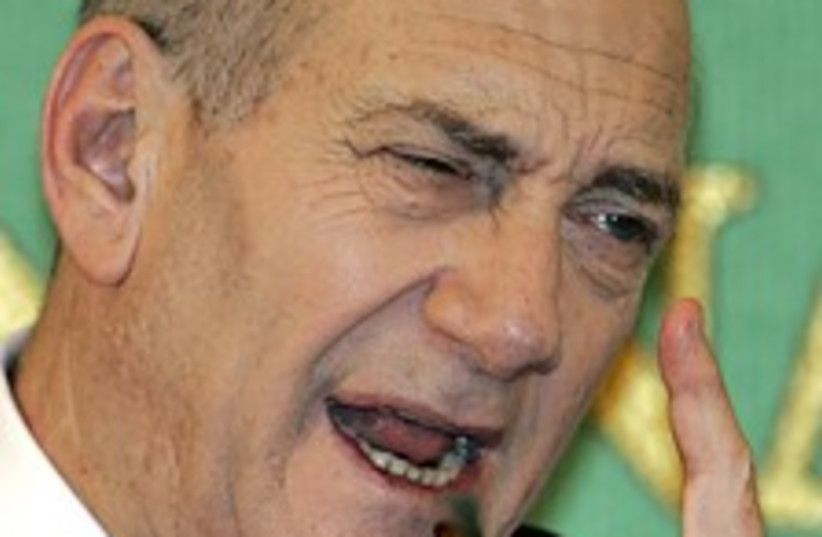 Olmert naughty boy 224.8 (photo credit: AP)
