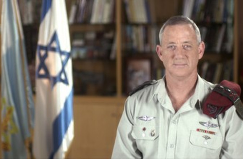 IDF Chief of General Staff Lt.-Gen. Benny Gantz  370 (photo credit: IDF Spokesman's Office)