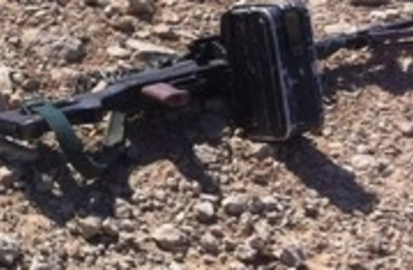 Weapon carried by terrorists (photo credit: IDF Spokesman’s Office)