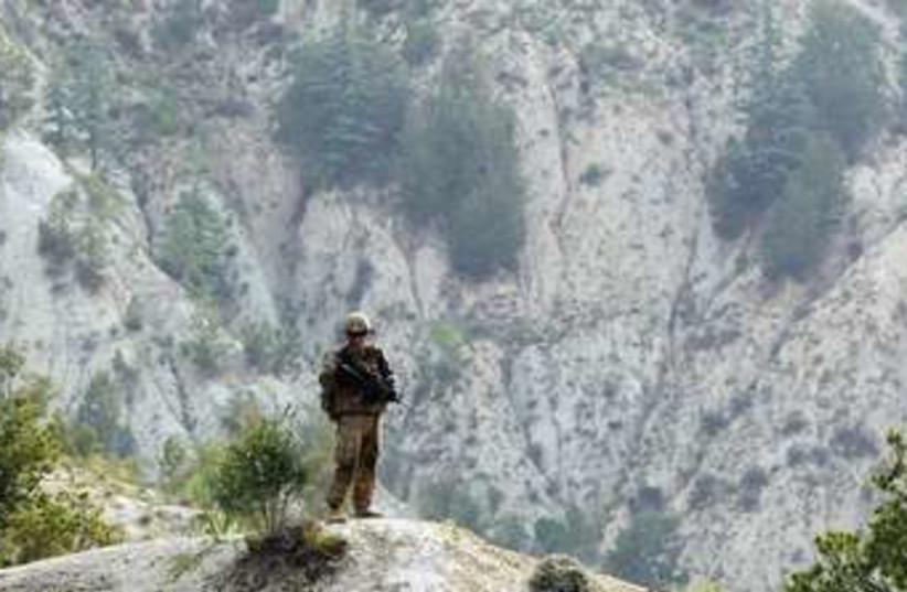 US soldier in Afghanistan (photo credit: Reuters)