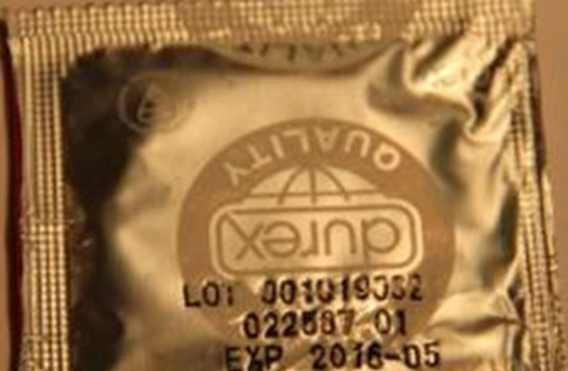 Durex condom 370 (photo credit: courtesy Health Ministry)