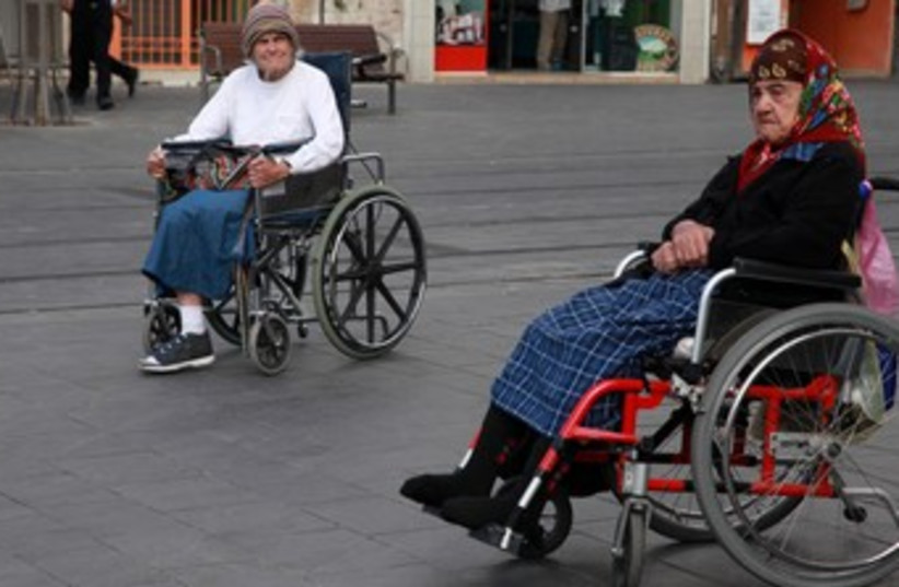 Handicapped women 370 (photo credit: Marc Israel Sellem/The Jerusalem Post)