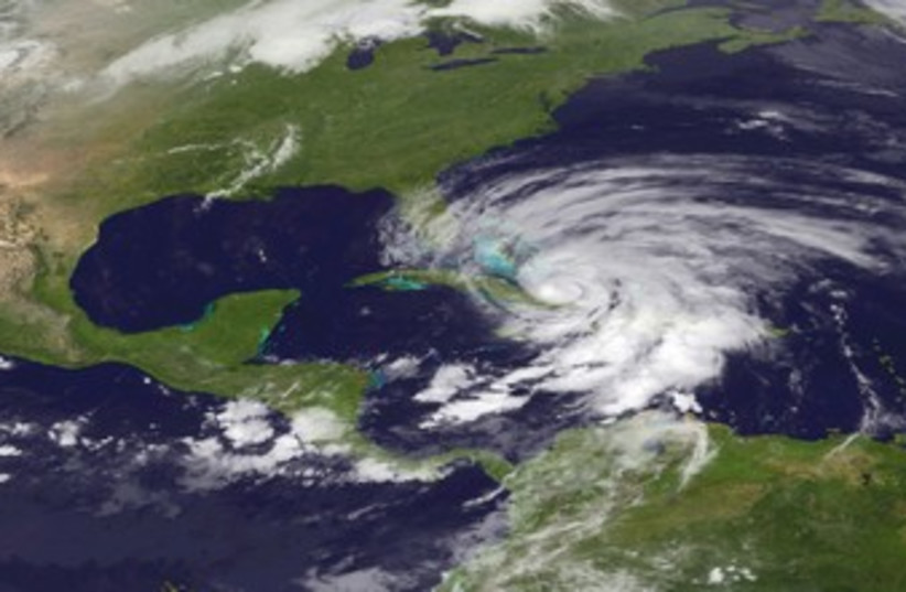 Hurricane Sandy 370 (photo credit: REUTERS/Handout)