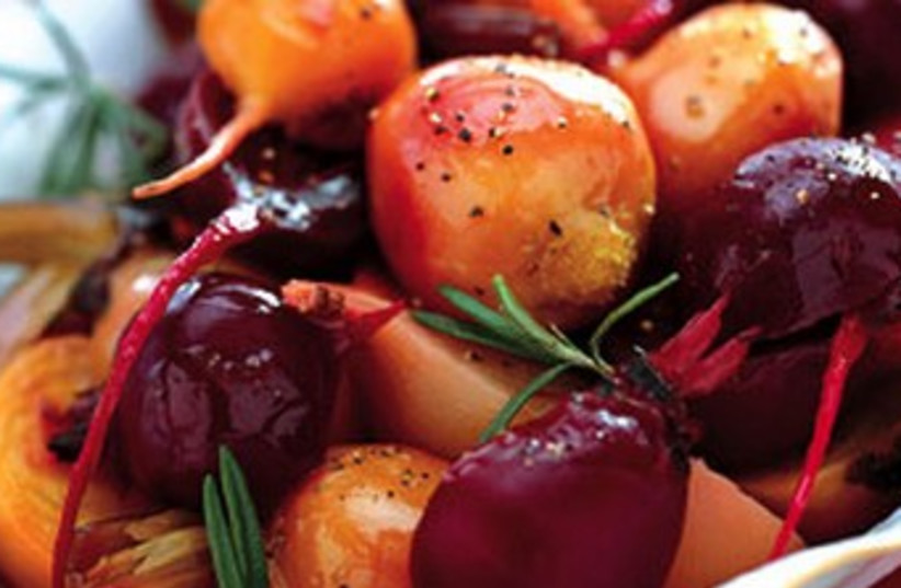Roasted baby beets (photo credit: Courtesy)