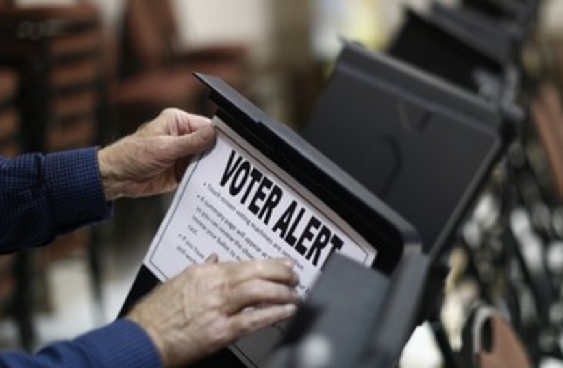 Voters (photo credit: REUTERS/Chris Keane )
