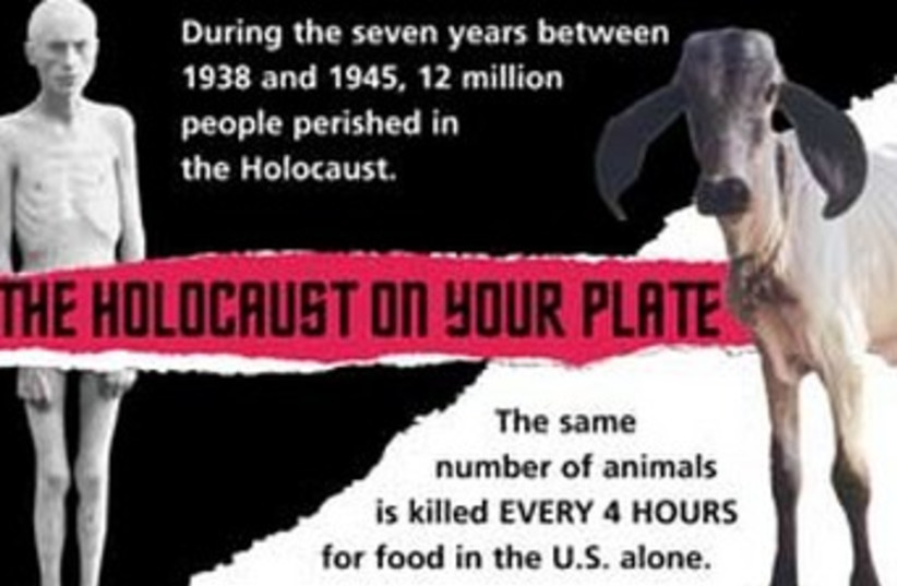 PETA holocaust advert 370 (photo credit: Peta.org)