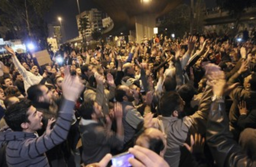 Jordan protests gas price 370 (photo credit: REUTERS/Muhammad Hamed)