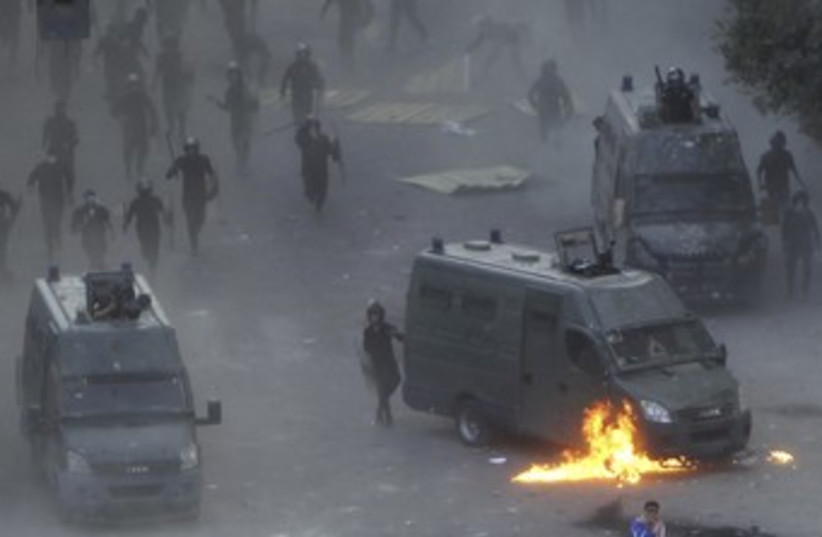 Egytpian anti-Morsi protest in Cairo's Tahrir Square 370 (photo credit: REUTERS)