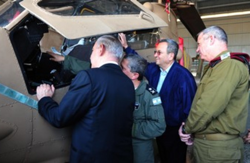 Barak, Netanyahu, Gantz 370 (photo credit: Courtesy)