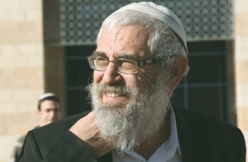 Rabbi Moti Elon 370 (photo credit: Marc Israel Sellem/The Jerusalem Post)