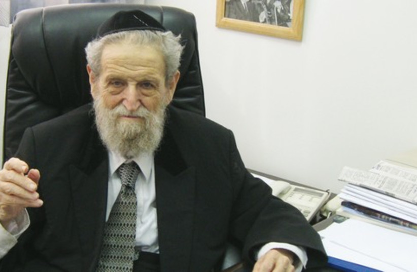 Rabbi Shear Yashuv Cohen 521 (photo credit: Liat Collins)
