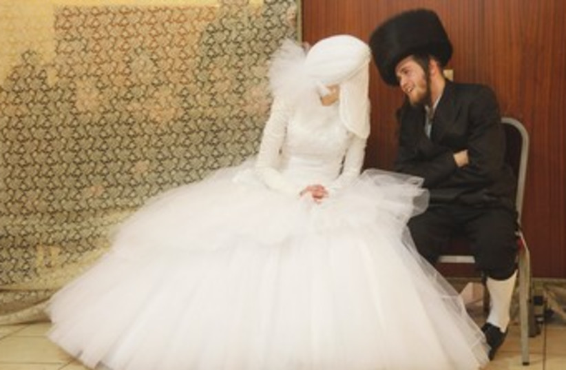 Haredi Wedding  (photo credit: MARC ISRAEL SELLEM/The Jerusalem Post)