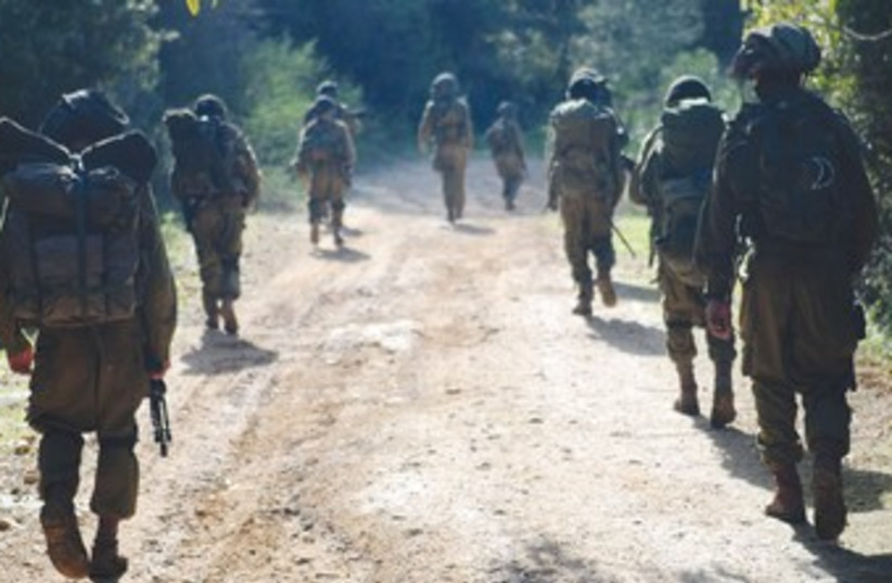 Kfir infantry drill 370 (photo credit: IDF Spokesman’s Office)