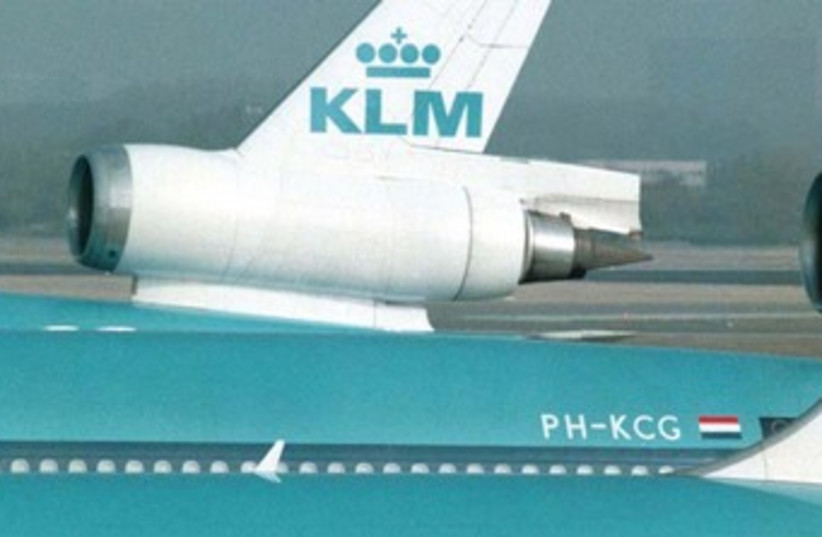 KLM airplane 370 (photo credit: REUTERS)