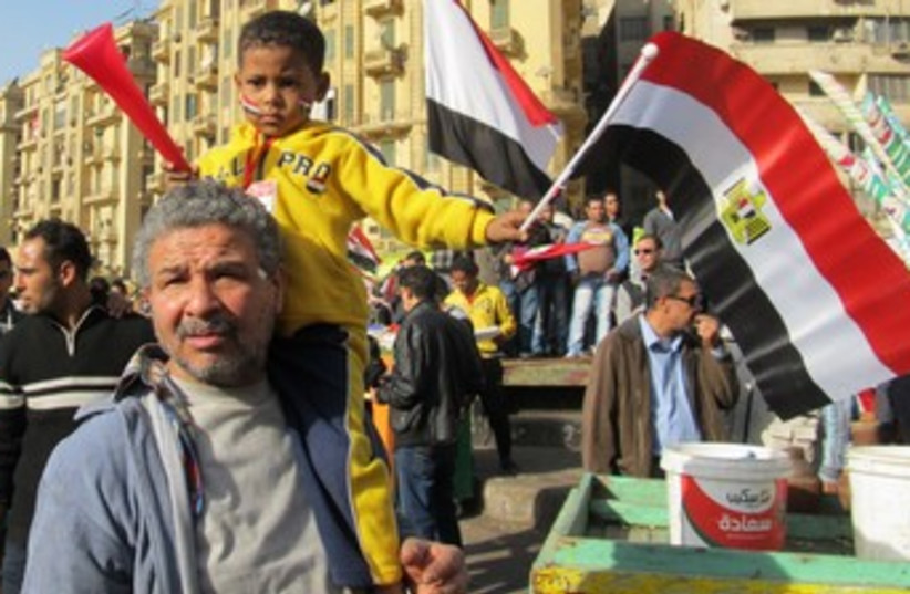 Egypt Jan 2013 protests 370 (photo credit: Melanie Lidman)