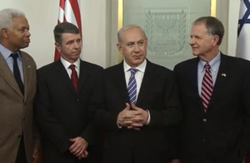 Netanyahu meets with US congressmen 370 (photo credit: YouTube Screenshot)