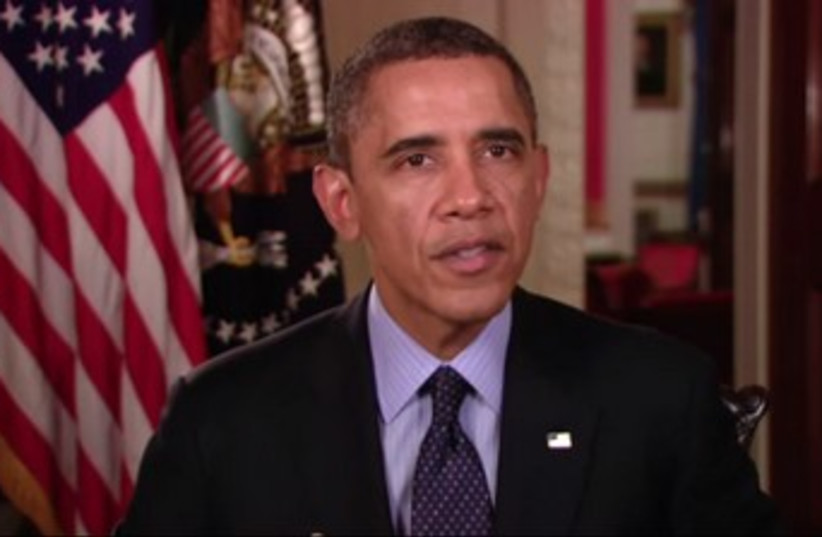 Obama video to Syrian people 370 (photo credit: YouTube Screenshot)