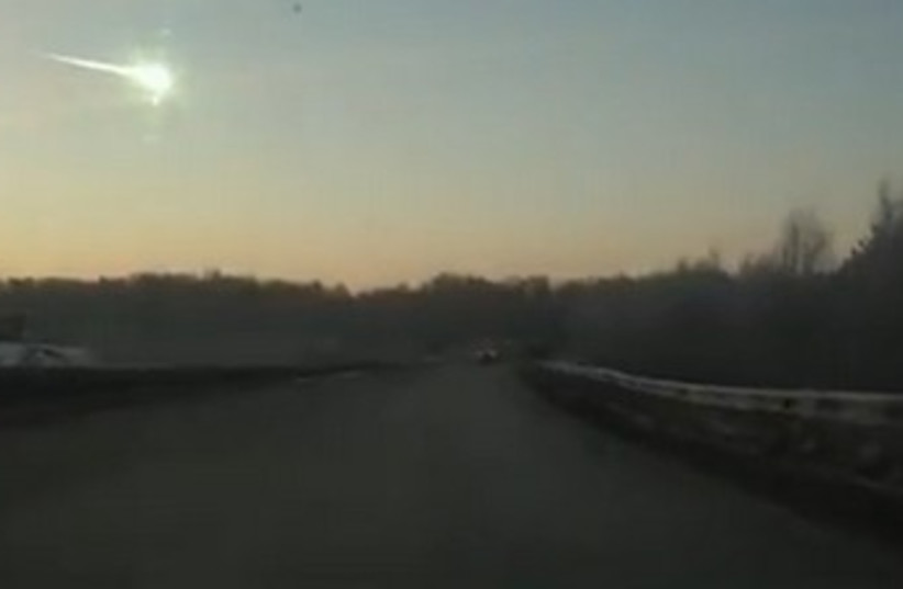 Meteorite lands in Russia 370 (photo credit: Screenshot)