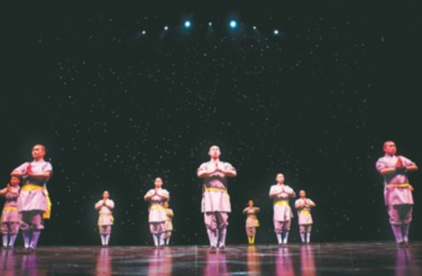 Shaolin monks perform at the Venetian in Macau 370 (photo credit: Courtesy)