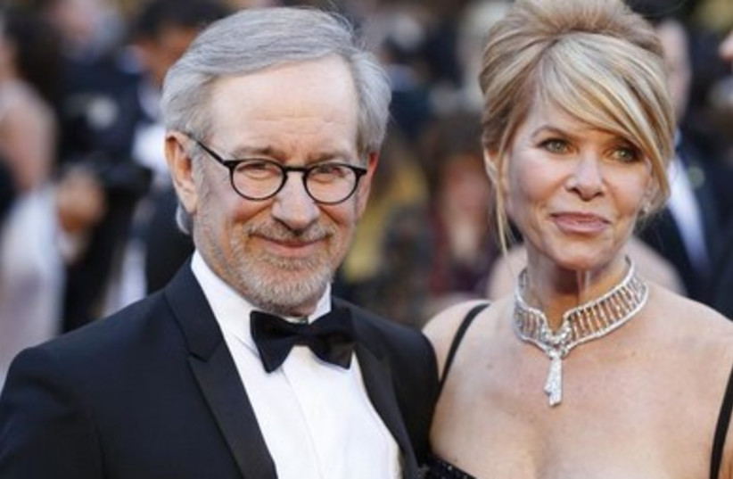 Steven Spielberg and his wife Kate Capshaw 