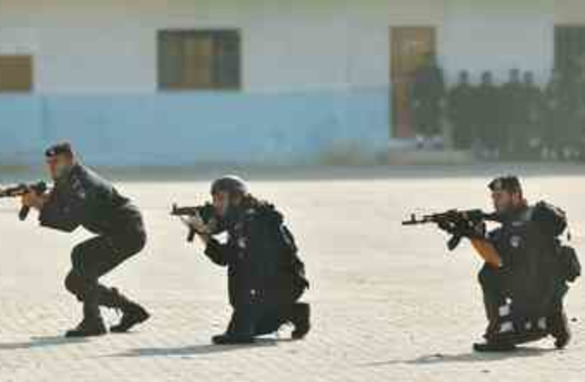 Hamas security (photo credit: Reuters)