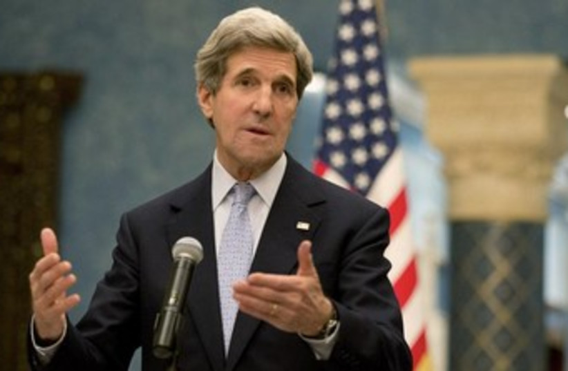 John Kerry in Qatar 370 (photo credit: REUTERS/Jacquelyn Martin/Pool)