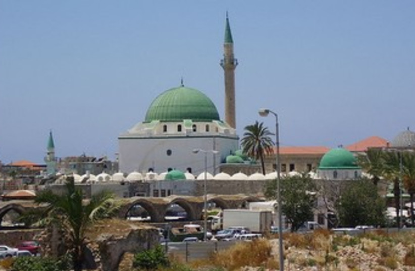 El-Jazzar Mosque (photo credit: Wikimedia Commons)