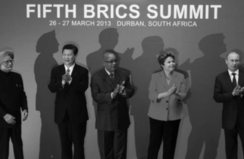 BRICS summit leaders 370 (photo credit: REUTERS)