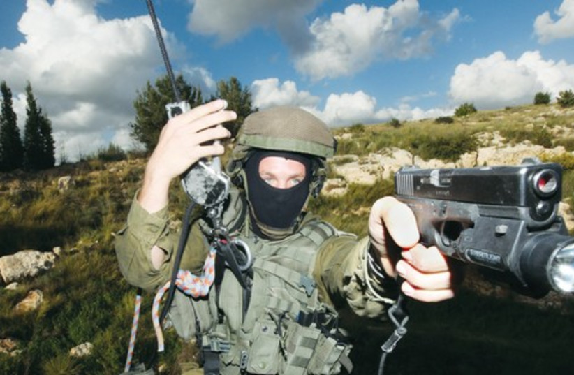Counterterror soldier 521 (photo credit: Marc Israel Sellem/The Jerusalem Post)