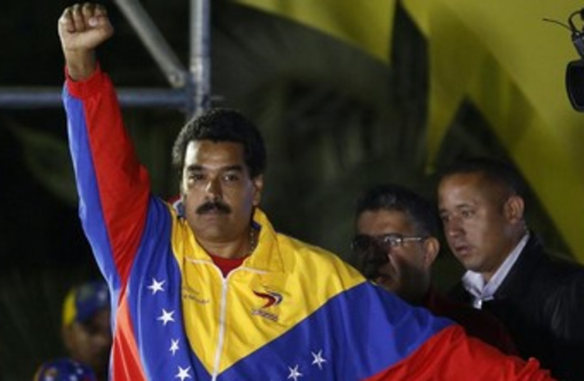 Nicolas Maduro 370 (photo credit: REUTERS/Tomas Bravo)