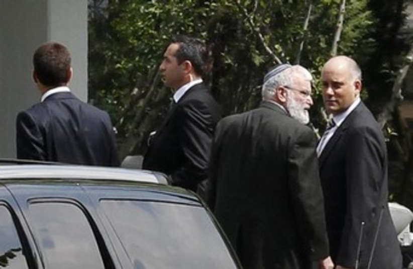 Israeli delegation in Ankara 370 (photo credit: REUTERS/Umit Bektas)