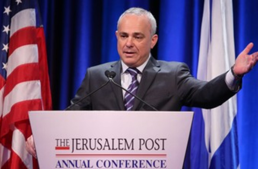 Yuval Steinitz at JPost conference (photo credit: Marc Israel Sellem/The Jerusalem Post)