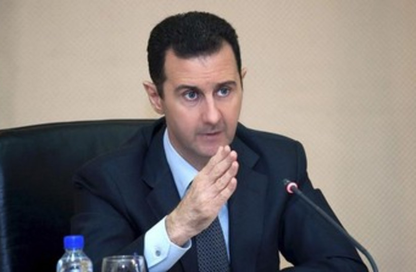 Bashar Assad 370 (photo credit: REUTERS/SANA/Handout)