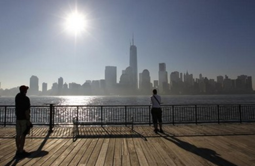 Lower Manhattan skyline 390 (photo credit: REUTERS/Gary Hershorn)