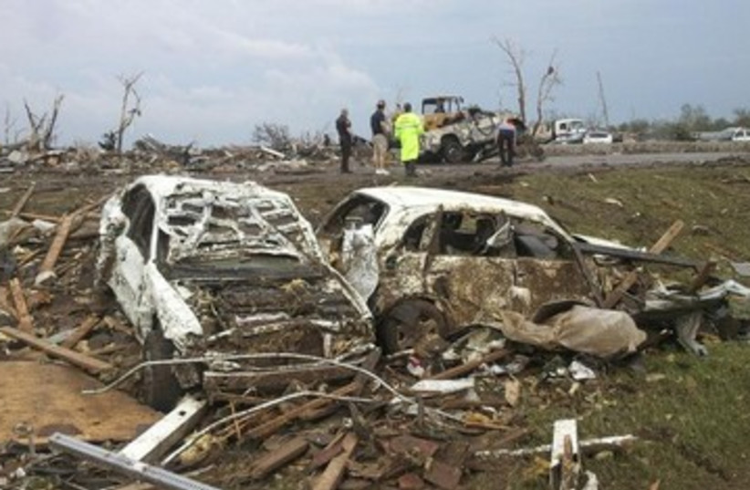 Oklahoma tornado destruction 390 (photo credit: REUTERS)