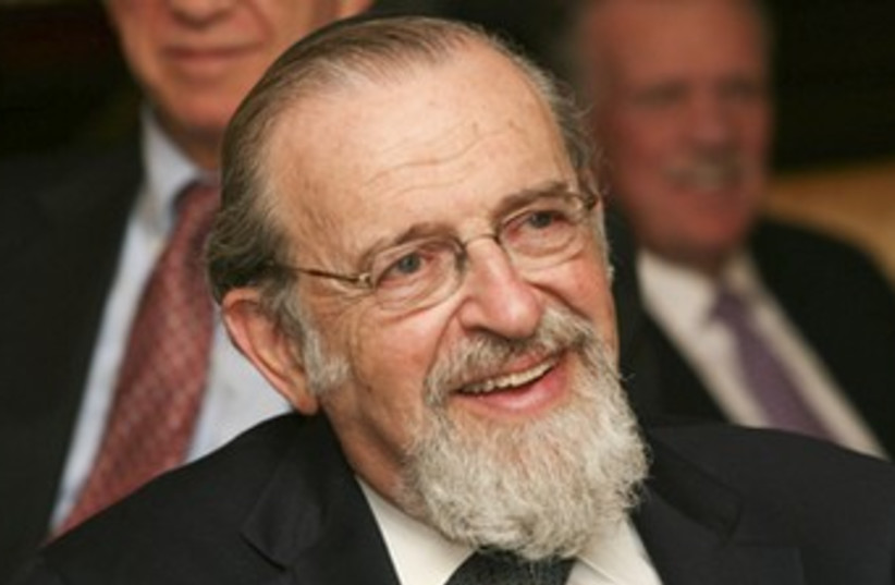 Rabbi Norman Lamm (photo credit: JTA)