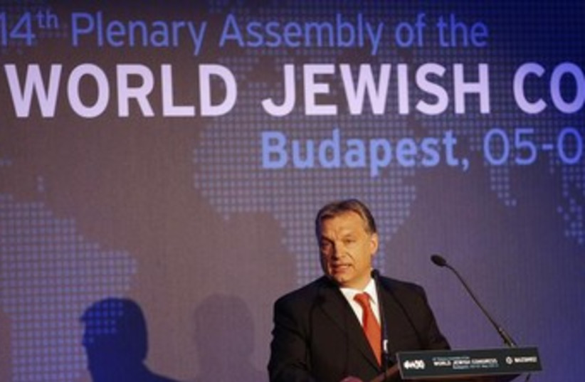 Hungarian Prime Minister Viktor Orban (photo credit: Reuters)