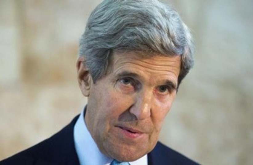 US Secretary of State John Kerry looking serious 370 (photo credit: REUTERS/Jacquelyn Martin/Poo)