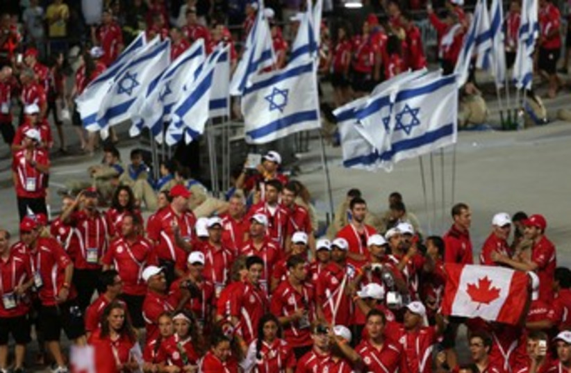 Maccabiah games opening ceremony 390 (photo credit: Marc Israel Sellem/The Jerusalem Post)