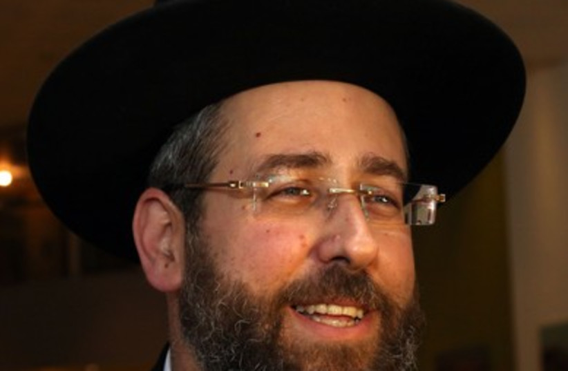 Rabbi David Lau390 (photo credit: Marc Israel Sellem/The Jerusalem Post)