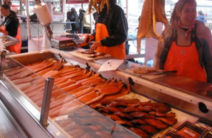 Salmon on display370 (photo credit: abbilder/Creative Commons)