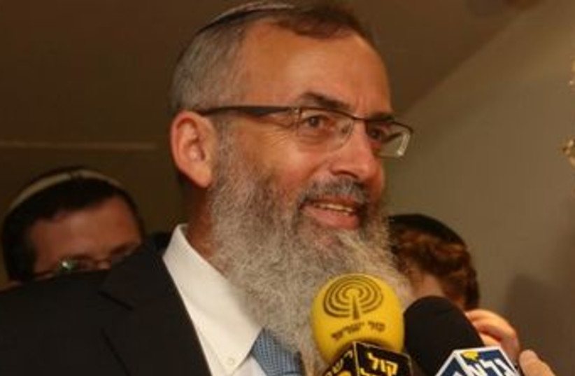Rabbi David Stav (photo credit: Marc Israel Sellem/The Jerusalem Post)
