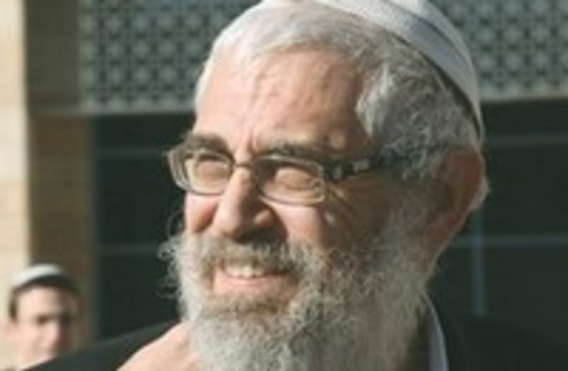 Rabbi Moti Elon 300 (photo credit: Marc Israel Sellem/The Jerusalem Post)