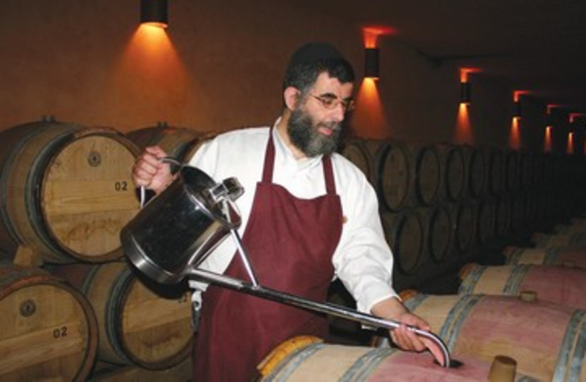 At the Castel winery (photo credit: www.goisrael.com)