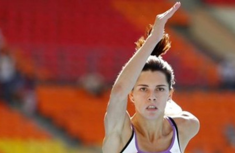 Israeli triple-jumper Hanna Knyazyeva-Minenko 370 (photo credit: REUTERS)