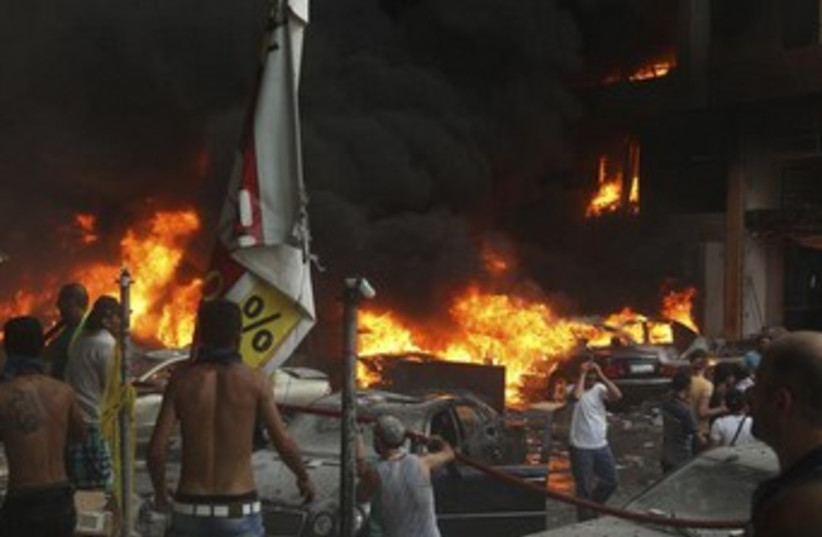Beirut bombing 370 (photo credit: REUTERS/ Hasan Shaaban)