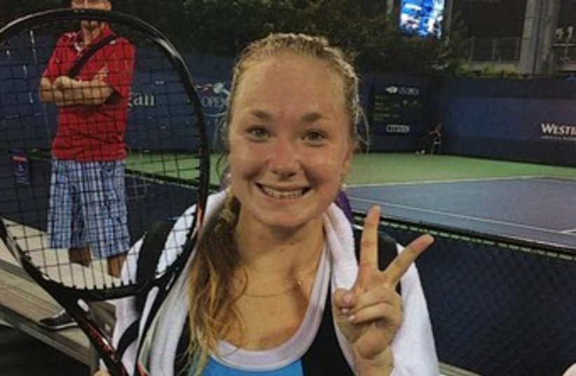 Julia Glushko tennis 370 (photo credit: Julia Glushko’s Facebook page)